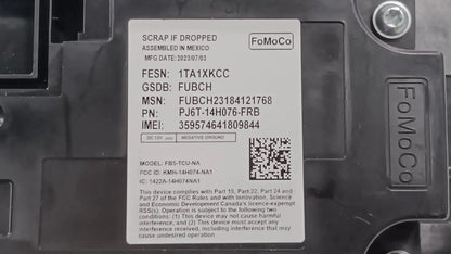 Ford Escape Telematics PJ6T14H076FRB 2020 2021 2022 2023 OEM