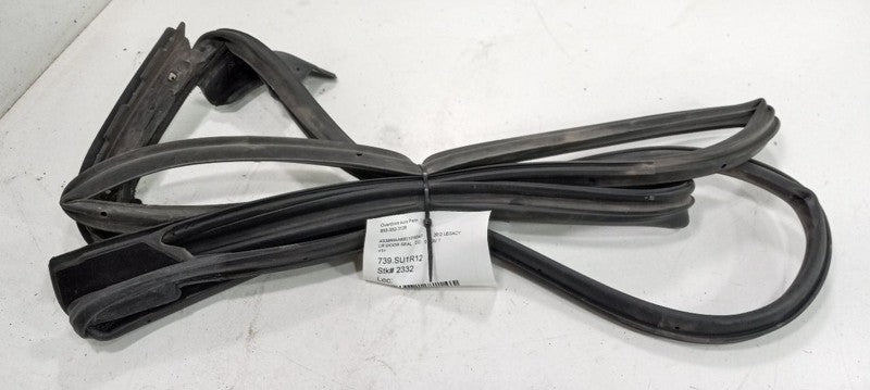Subaru Legacy On Door Seal Rubber Left Rear Back 2010 2011 2012 2013 2