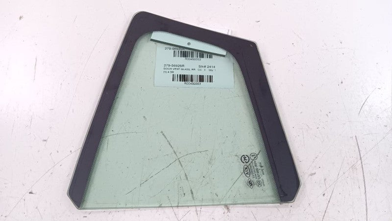 Right Rear Door Vent Glass Window Sedan Fits 14-18 FORTE  OEM