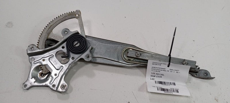 Driver Left Front Window Regulator Track Fits 05-09 Subaru Legacy OEM