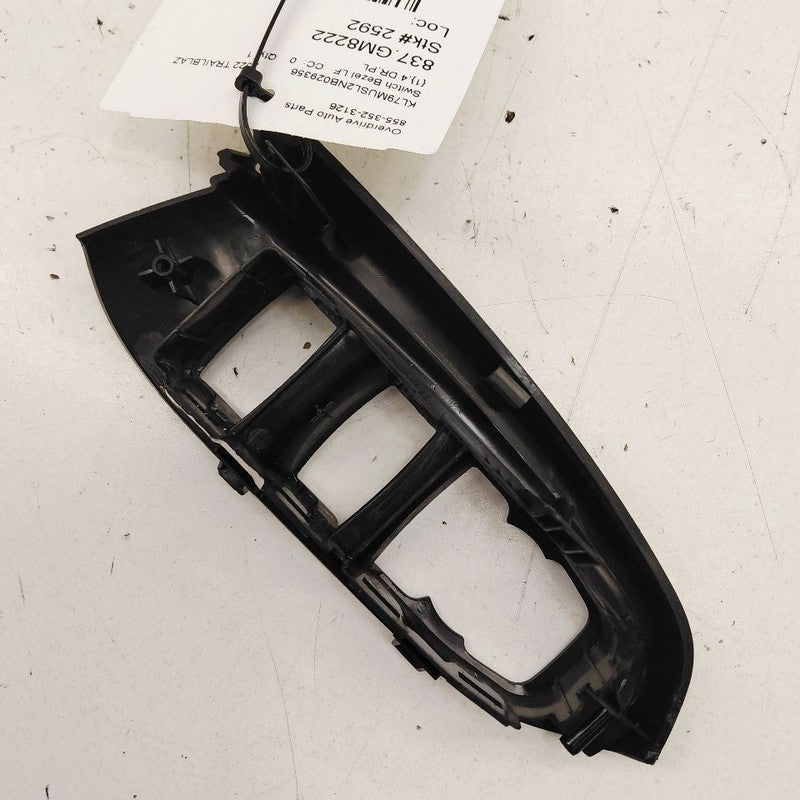 Chevy Trailblazer Window Switch Bezel Trim Left Front 2023 2022 2021