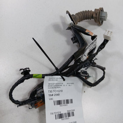 Toyota Yaris Door Harness Wire Wiring Right Passenger Rear  2020 2019 