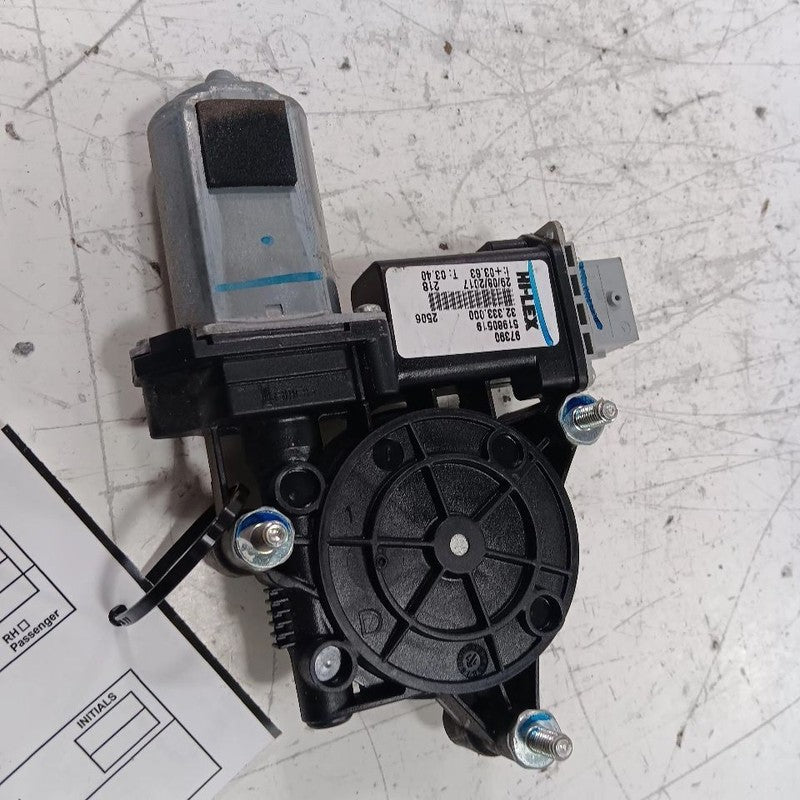 Fiat 500 Passenger Right Rear Power Window Motor 2018 OEM