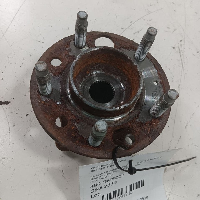 Chevy Trailblazer Left Rear Spindle Knuckle Bearing Hub 2021 2022 2023