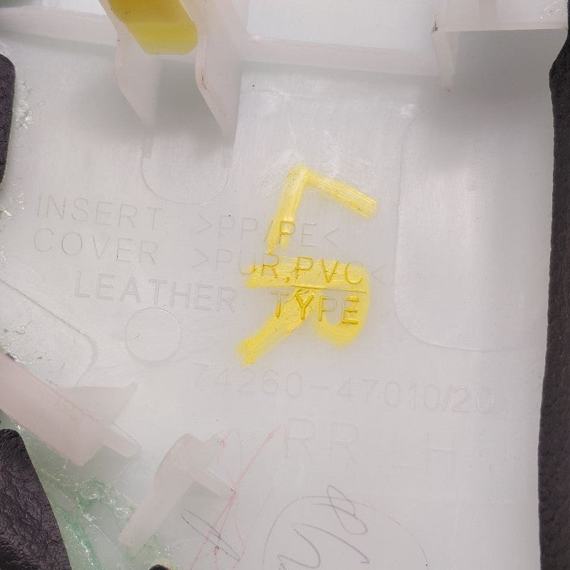 Toyota Prius Left Rear Door Arm Rest  2022 2021 2020