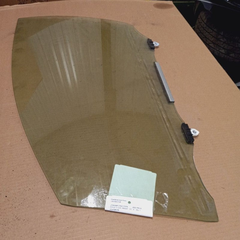 Driver Left Front Door Glass Tempered Window Fits 16-22 Toyota Prius