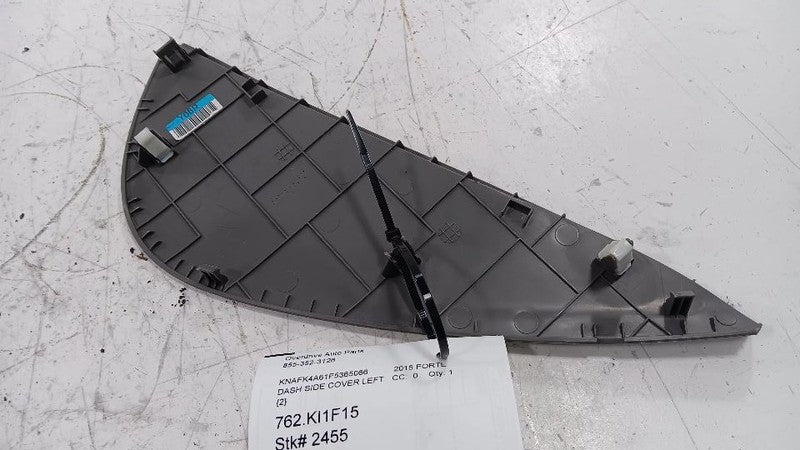 Kia Forte Dash Side Cover Left Driver Trim Panel  2014 2015 2016 OEM