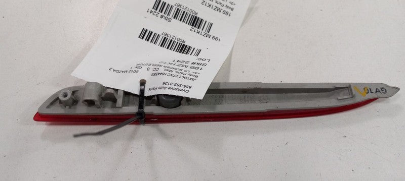 Mazda 3 Rear Bumper Reflector 2010 2011 2012 2013