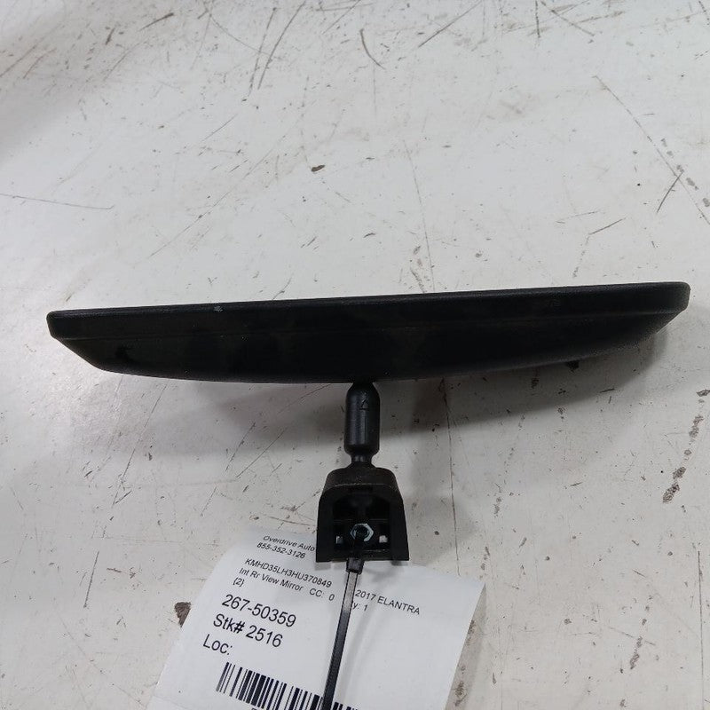 851011M000 Interior Rear View Mirror w/o Garage Door Opener or Telematics 14-20 Elantra
