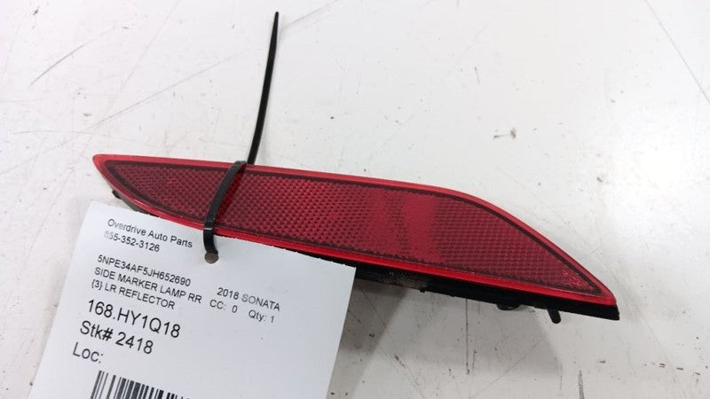 Hyundai Sonata Rear Marker Reflector Light Lamp 2018 2019 OEM
