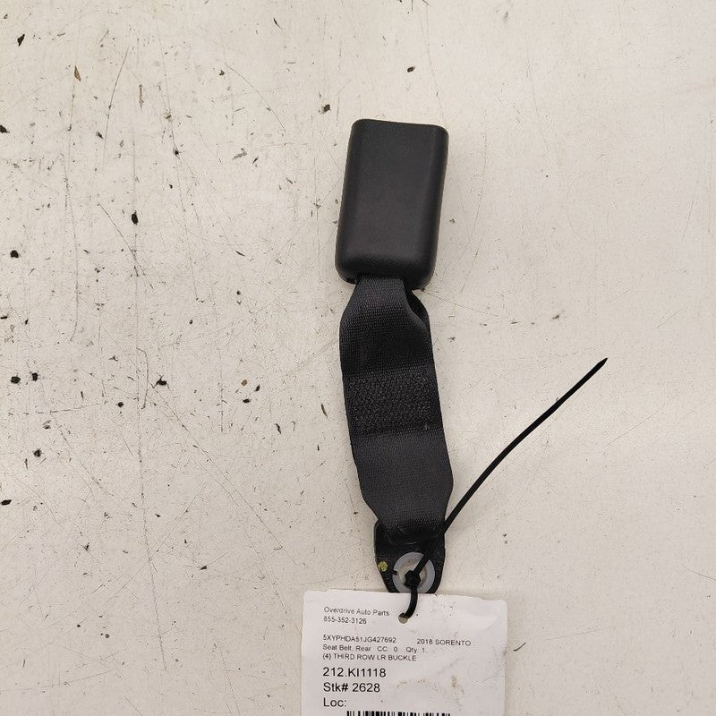 Kia Sorento Third Row Left Rear Seat Belt Buckle Latch 2018 2017 2016