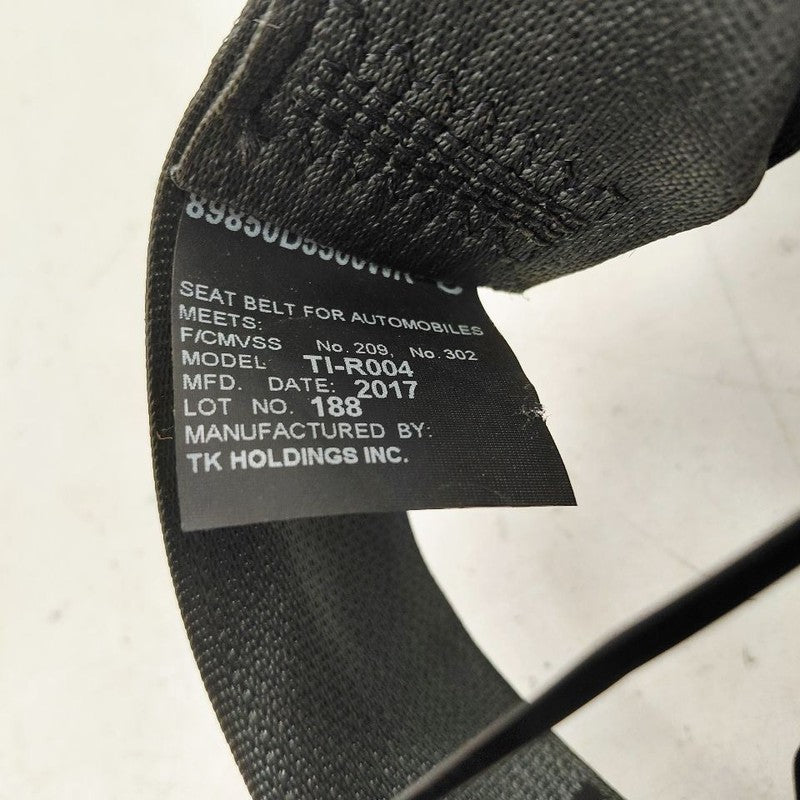 Kia Optima Seat Belt Strap Retractor Center Middle Rear Back  2018 201