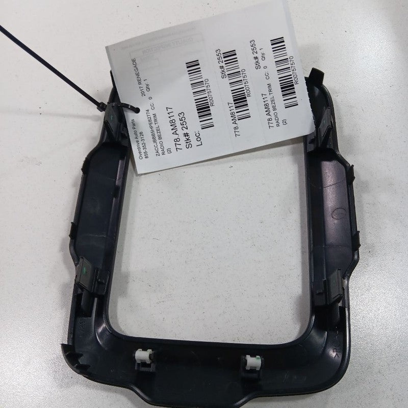 Jeep Renegade Radio Bezel Trim Dash Surround  2017 2018 2019 2020