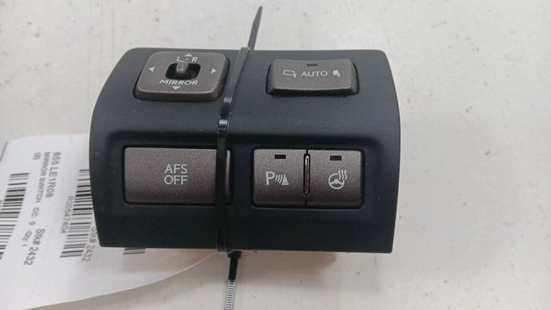 Lexus LS460 Mirror Switch View Power Door Mirror Switch  2007 2008 2009