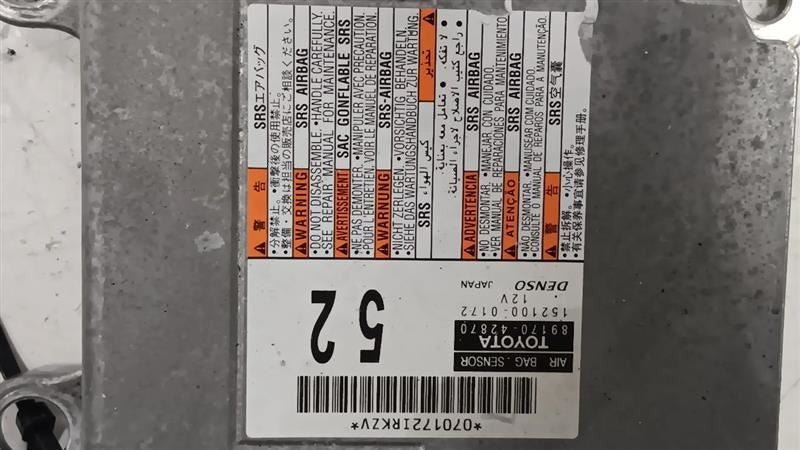 SRS Computer Control Module Fits 19 RAV4