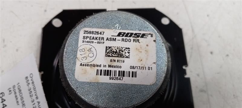 Cadillac CTS Speaker 2011 2012 2013