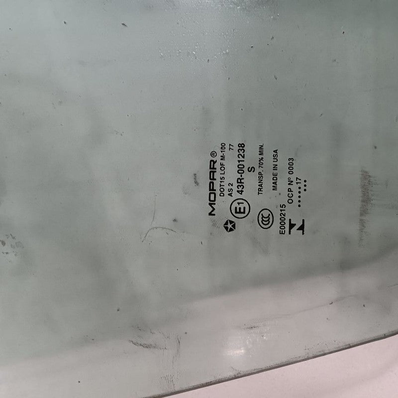 Passenger Right Front Door Glass Window Fits 14-23 Jeep Cherokee