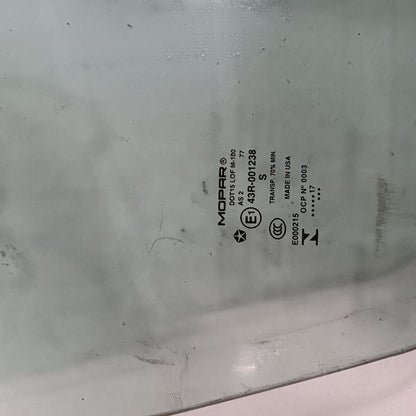 Passenger Right Front Door Glass Window Fits 14-23 Jeep Cherokee