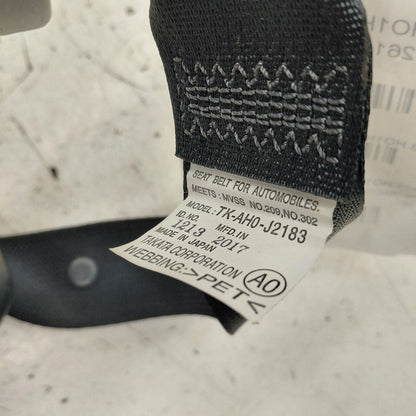 Honda Clarity Seat Belt Strap Retractor Right Passenger Rear Back 2018