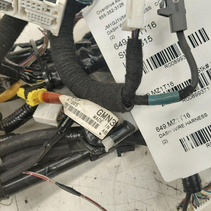 Mazda 6 Dash Wire Wiring Harness  2016 2015 2014