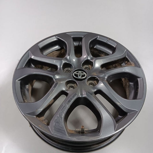 Wheel 16x5-1/2 Aluminum Alloy Rim 10 Spoke Fits 19-20 Toyota Yaris