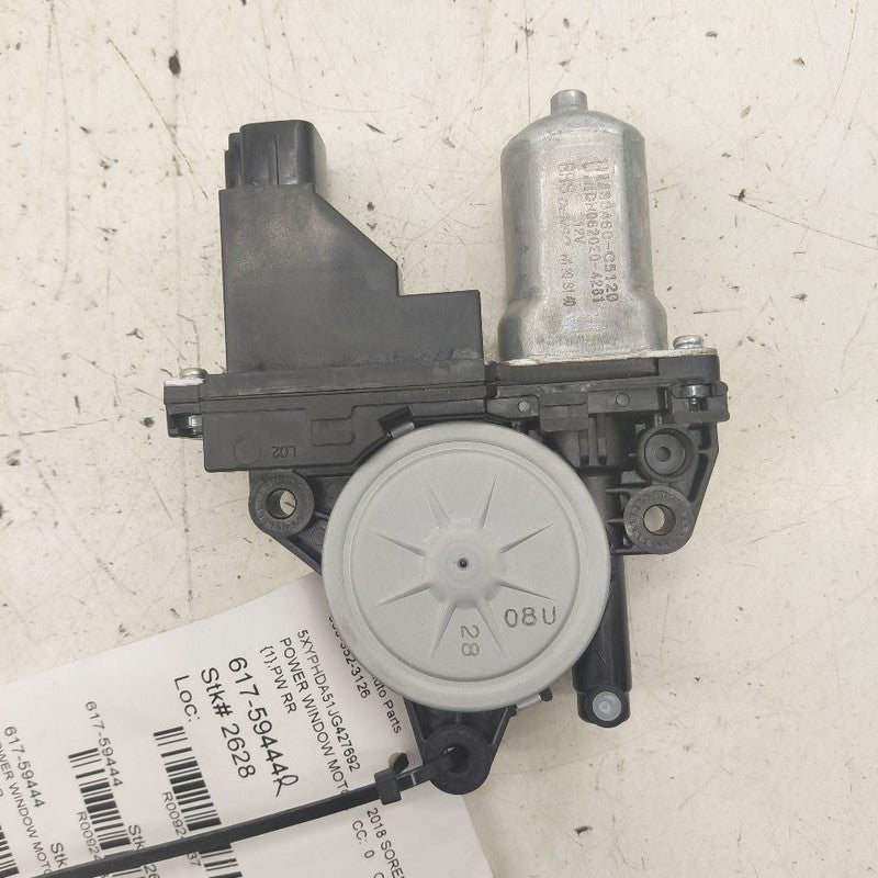 Passenger Right Rear Power Window Motor Thru 06/03/18 16-19 Kia Sorent