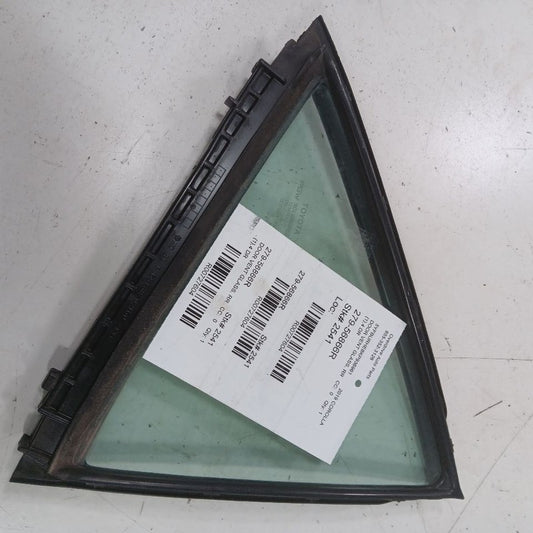 Passenger Right Rear Door Vent Window Glass Sedan Fits 14-19 Toyota Corolla