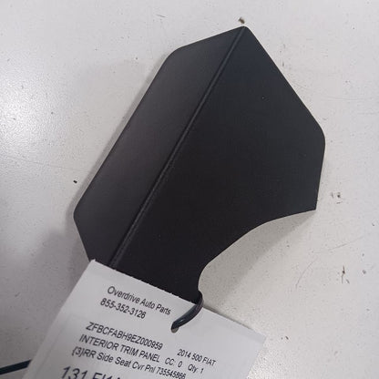 Fiat 500 Passenger Right Rear Side Seat Cover Panel {735545866} 2014 2