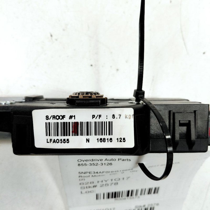 Hyundai Sonata Electric Power Sun Moon Roof Glass Motor  2017 2016 201