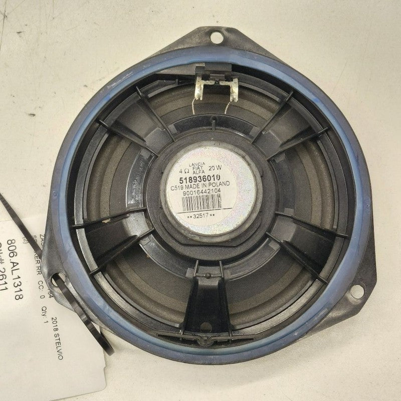 Alfa Romeo Stelvio Speaker Right Passenger Rear  2018 2019 2020 2021