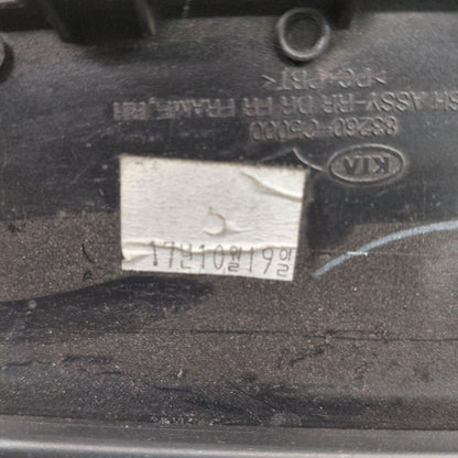 Kia Sorento Passenger Right Rear Door Applique Trim {83260C5000} 2018 