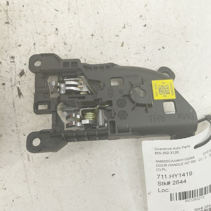 Hyundai Santa Fe Door Handle Right Passenger Rear Interior Inside  201