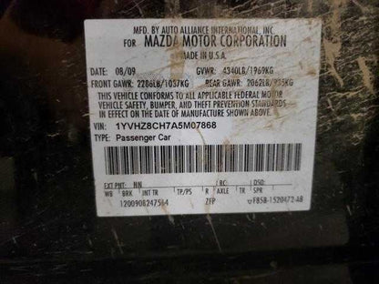 Mazda 6 On Body Door Jamb Seal Rear Right Passenger Back 2009 2010 201