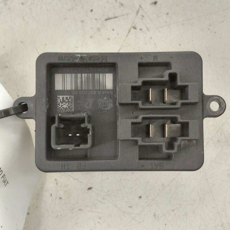 2018 Fiat 500 X Model Blower Resistor Fan Motor Speed Resistor