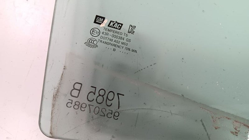 95207985 Passenger Right Front Door Window Glass Fits 13-19 Buick Encore