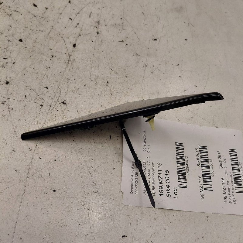 Mazda 6 Passenger Right Front Mirror Applique 2016 2015 2014