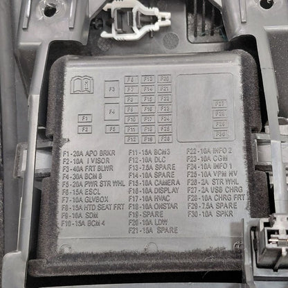 Cadillac CT6 Storage Pocket  2018 2017 2016