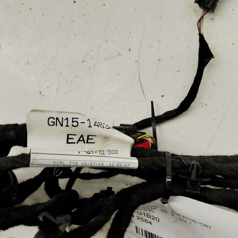 Ford Ecosport Door Harness Wire Wiring Right Passenger Front  2020 202