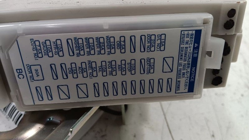 Toyota Scion IQ Cabin Fuse Box Interior Inner Under Dash  2011 2012 20