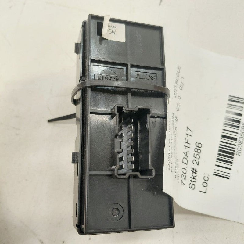 Nissan Rogue Power Window Switch Right Passenger Front  2017 2018 2019