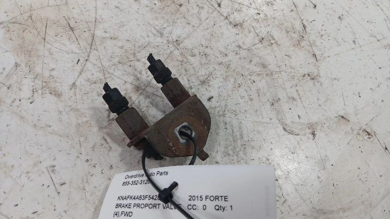 Kia Forte Brake Proportioning Valve  2014 2015 2016 2017 2018