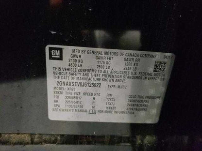 Chevrolet Equinox Battery Cable 2018 2019