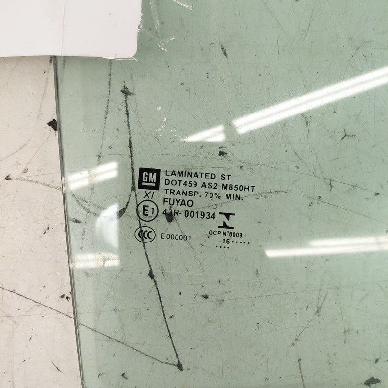 Passenger Right Rear Door Glass Window Fits 16-20 Cadillac CT6