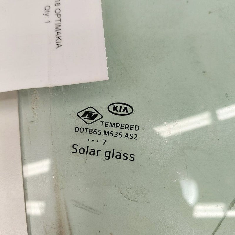 Passenger Right Rear Door Glass Window US Built VIN 5 1st Digit 16-20 