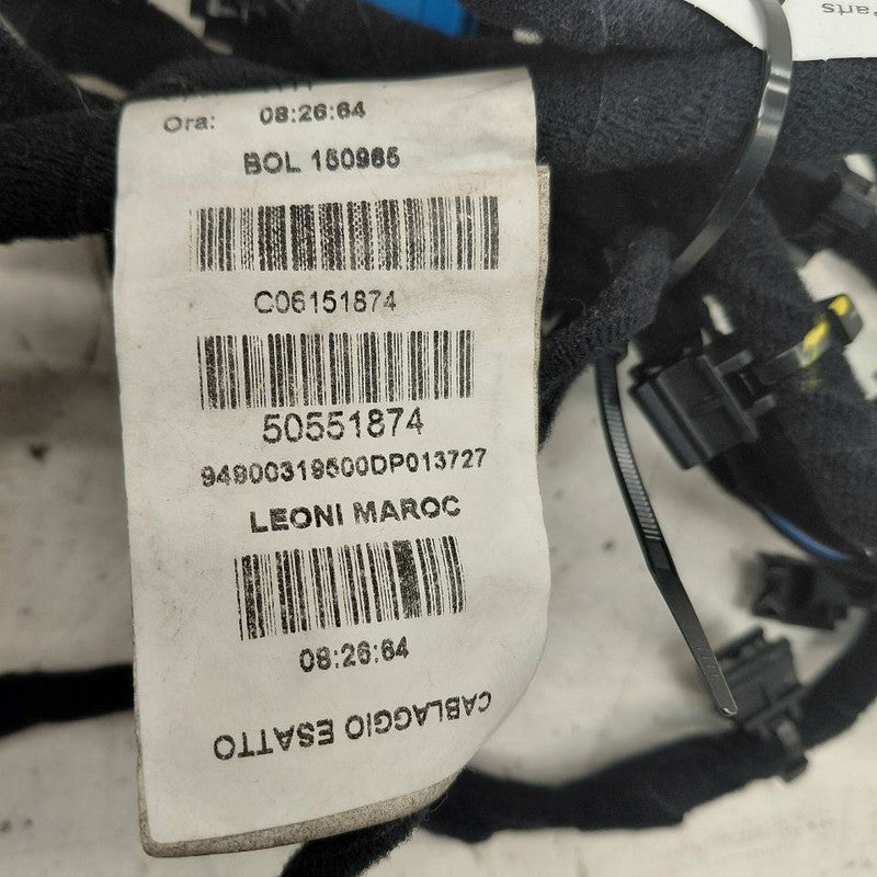 Alfa Romeo Stelvio Door Harness Wire Wiring Left Driver Rear  2018 201
