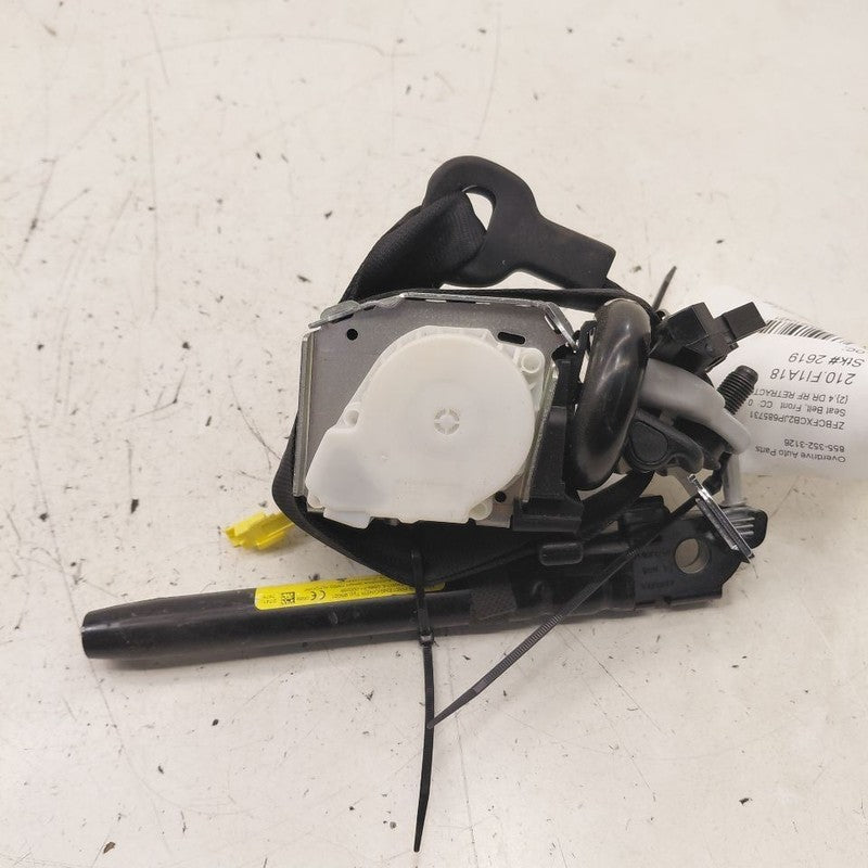 2018 Fiat 500 X Model Passenger Right Front Seat Belt Strap Retractor