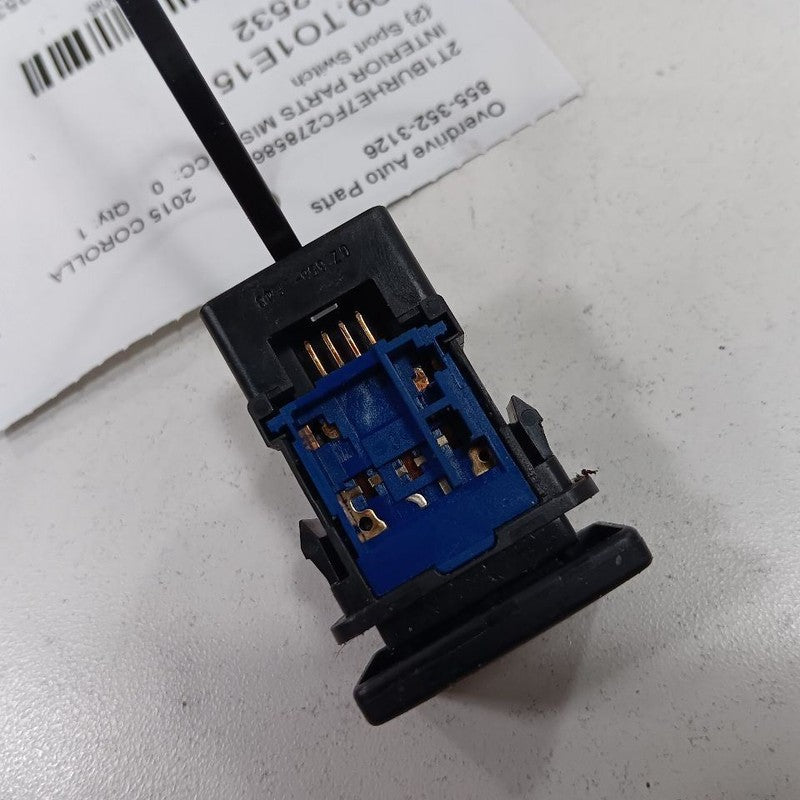 Toyota Corolla Sport Switch 2016 2015 2014