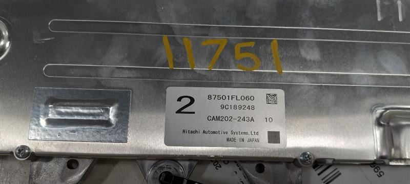IMPREZA   2020 Camera/Projector EYE SIGHT 87501FL060 OEM