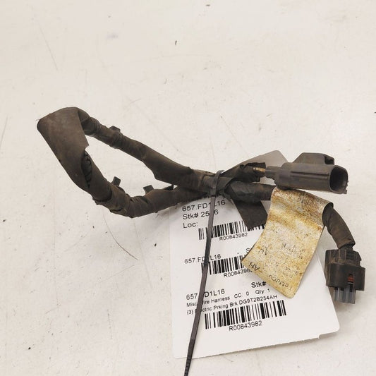 Ford Fusion Electric Parking Brake Wires {DG9T2B254AH} 2016 2015 2014 