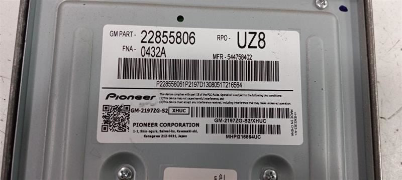 Audio Equipment Radio Amplifier Opt Vqn Fits 10-17 EQUINOX 